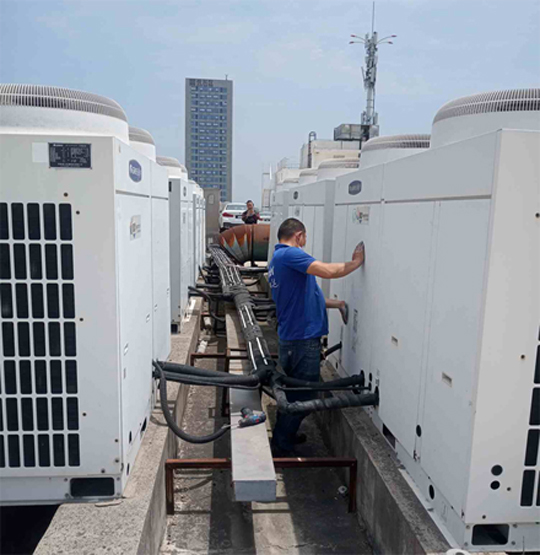 钦州市中央空调制热和不制冷系统维修方法